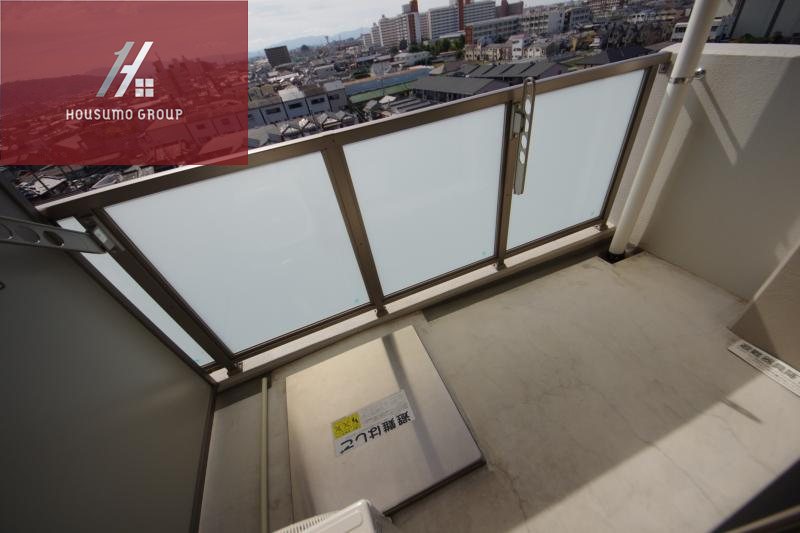 バルコニー　広々としたバルコニーです