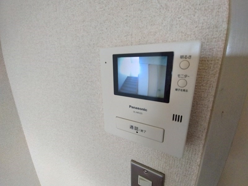 セキュリティ　モニター付きインターホン