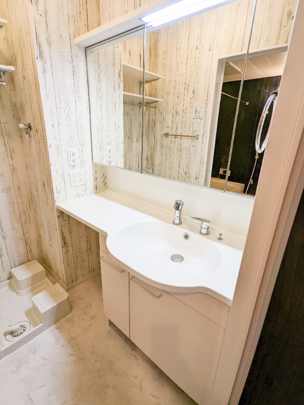 洗面設備　図面と現状に相違がある場合には現状を優先