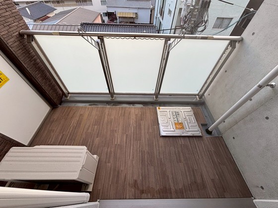 バルコニー　※別部屋の写真です