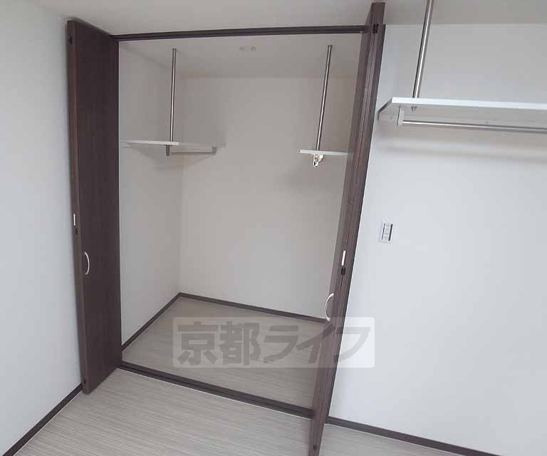 収納　大容量のウォークインクローゼット