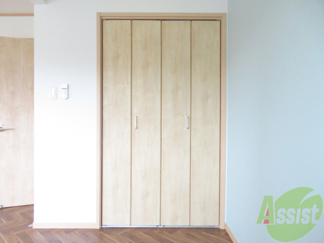 収納　ここに収納があります。収納があると部屋が広く使えます。