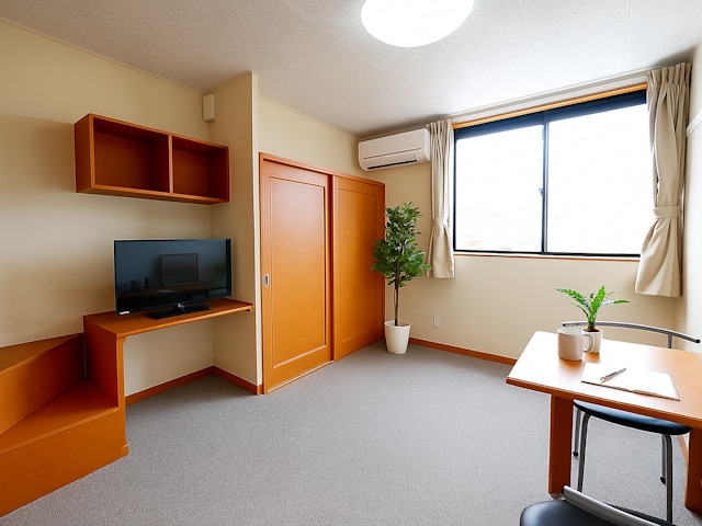 居室・リビング　CGで家具等を配置したもので家具等は含まれません