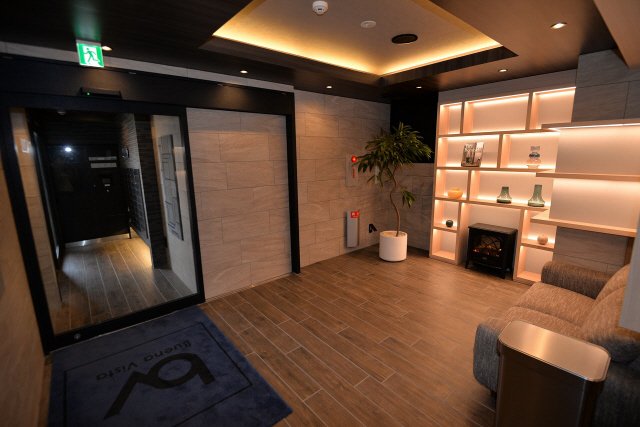 ロビー　落ち着いたロビーです