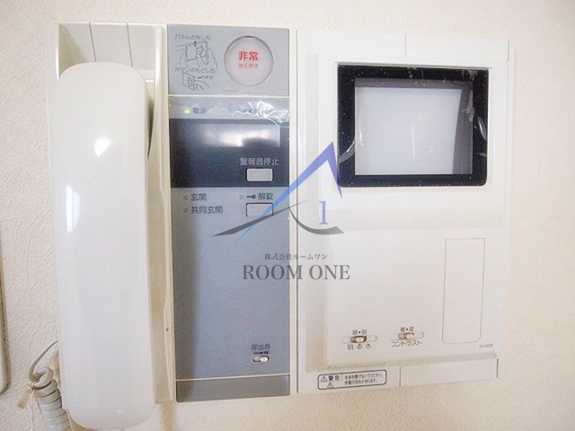 セキュリティ　モニター付インターホンです。