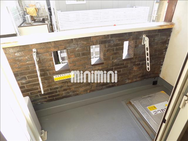 バルコニー　南向きのベランダ