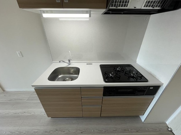 キッチン　３口システムガス