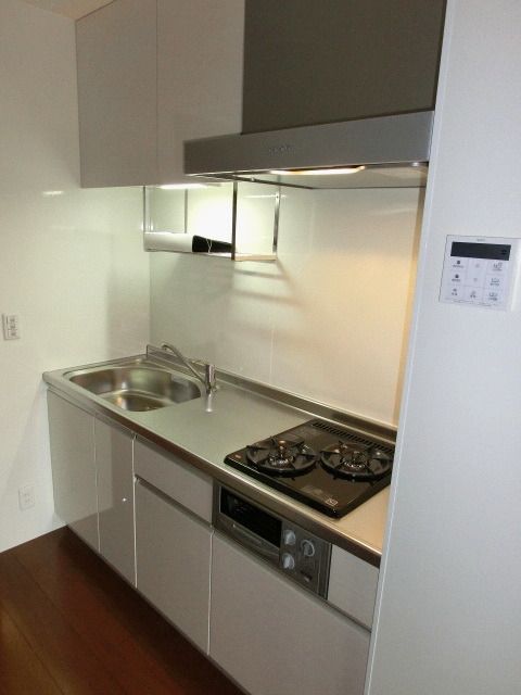 キッチン　2口グリル付システムキッチン