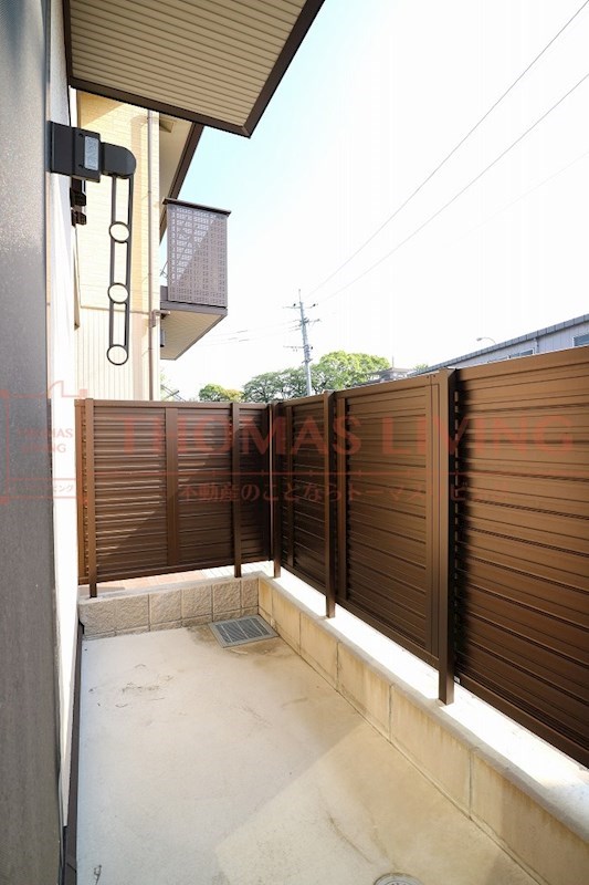 バルコニー　写真は別号室です。