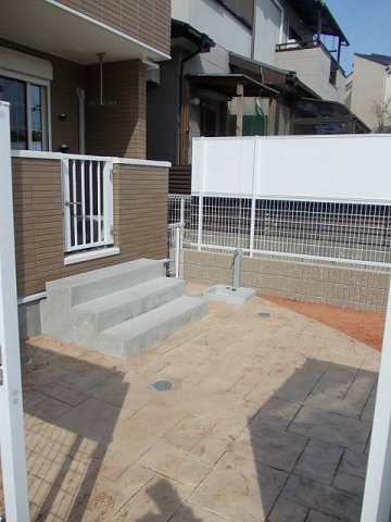 庭　お庭の付いた物件です