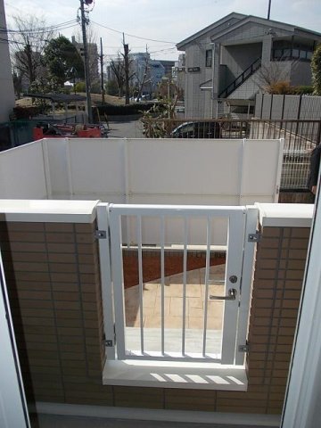 バルコニー　落ち着いた時間を過ごせるバルコニーです