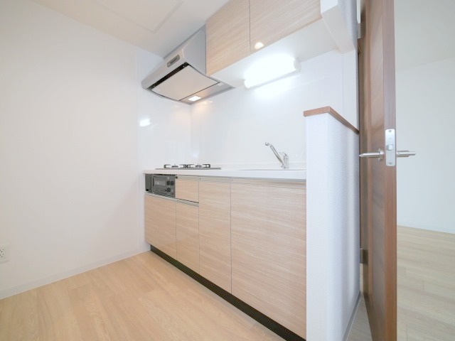 キッチン　二口コンロ＋グリル付きのシステムキッチン☆