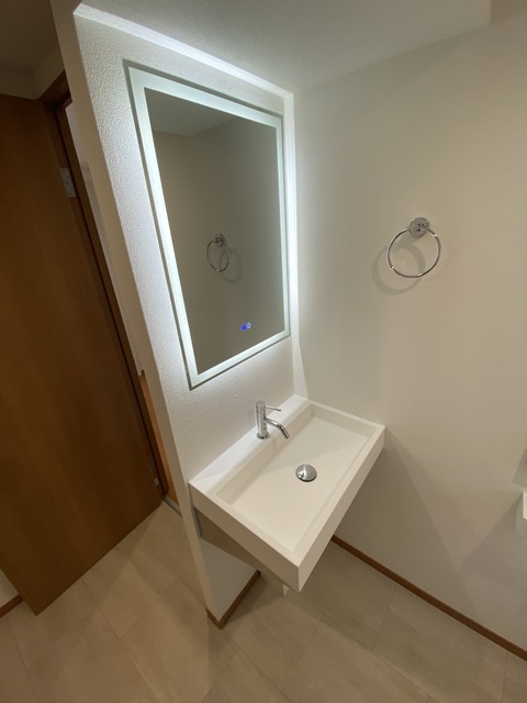 洗面設備　お洒落ですね！