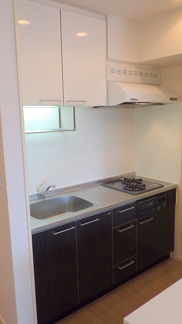 キッチン　★グリル付きガス2口システムキッチン★