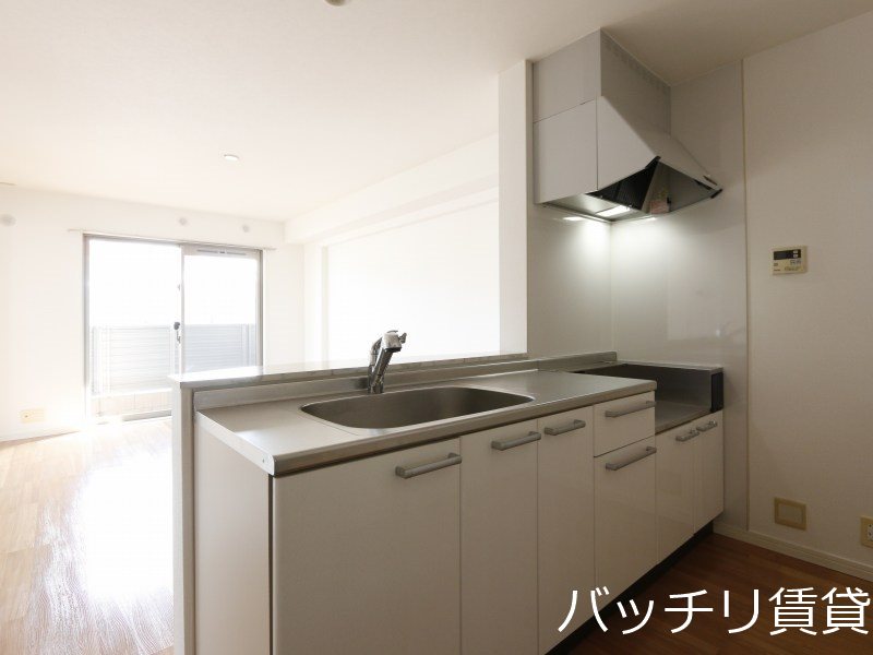 キッチン　別号室タイプの為、現状を優先いたします