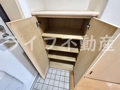 収納　十分な収納スペースがあります