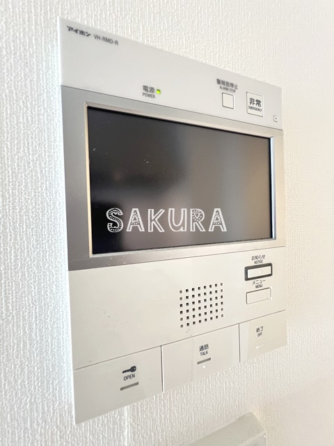 セキュリティ　女性の方でも安心のモニター付きオートロック♪