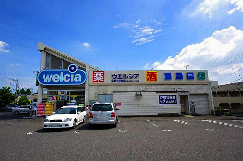 ドラックストア　ウエルシア　宇都宮戸祭店（ドラッグストア）まで412m