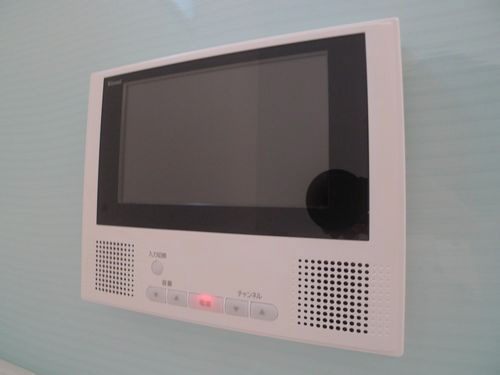 バス・シャワールーム　浴室にはテレビがついています。