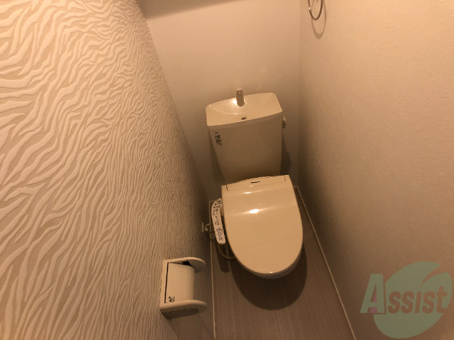 トイレ　ウォシュレット付きのトイレです。シャワートイレは日本の宝。