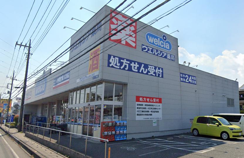 ドラックストア　ウエルシア川口峯店（ドラッグストア）まで597m