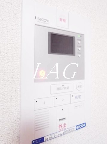 セキュリティ　モニター付きインターホンです。