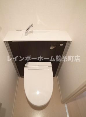 トイレ　※建築中のため、同施工物件参考写真