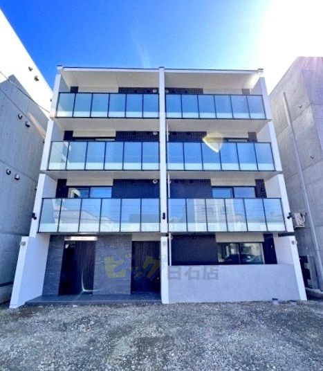 建物外観　Ｗｉ－Ｆｉ付きネット無料採用のマンションです♪