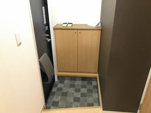 玄関　カウンタータイプシューズボックスあります！