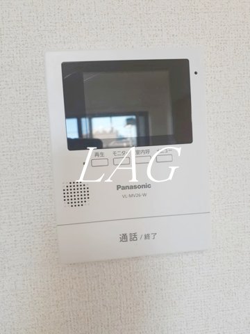 セキュリティ　モニター付きインターフォンです。