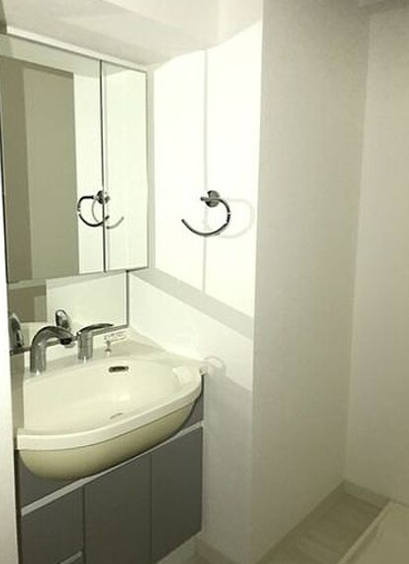 洗面設備　※別部屋の参考写真です。