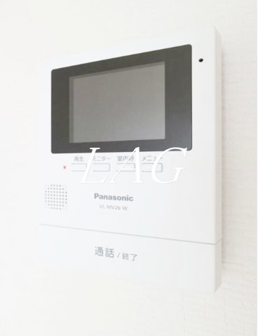 セキュリティ　モニター付きインターホンです。