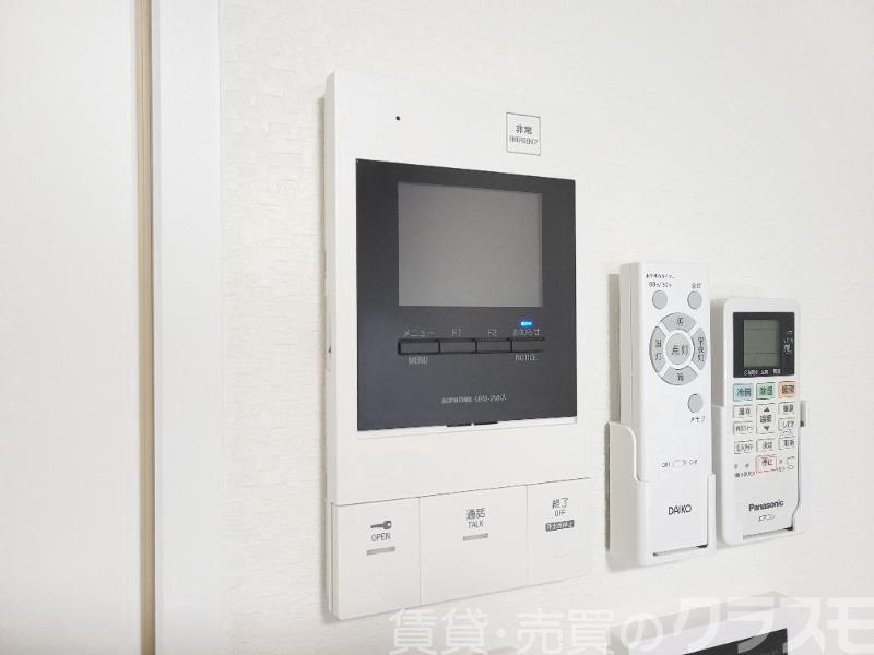 セキュリティ　来訪者が確認できるモニターホン♪