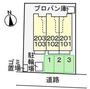 駐車場　見取り図です。