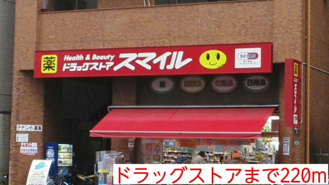 ドラックストア　ドラッグストア（ドラッグストア）まで220m