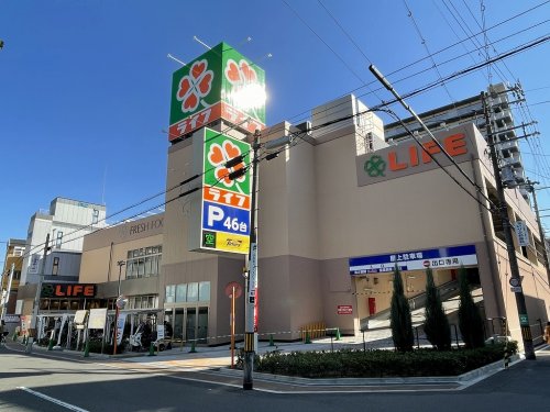 スーパー　ライフ寺田町（スーパー）まで577m