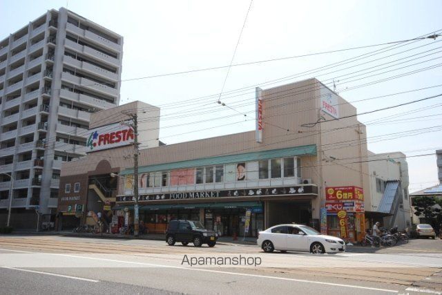スーパー　（株）フレスタ／舟入店（スーパー）まで578m