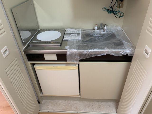 キッチン　IH１口コンロのキッチン♪