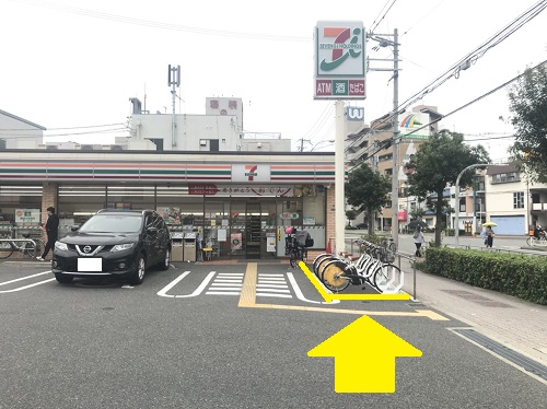 コンビニ　セブンイレブン 大阪東三国2丁目店（コンビニ）まで618m