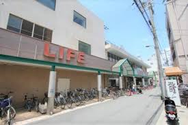 スーパー　ライフ 塚本店（スーパー）まで614m