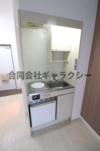 キッチン　1口IHコンロのミニキッチンです