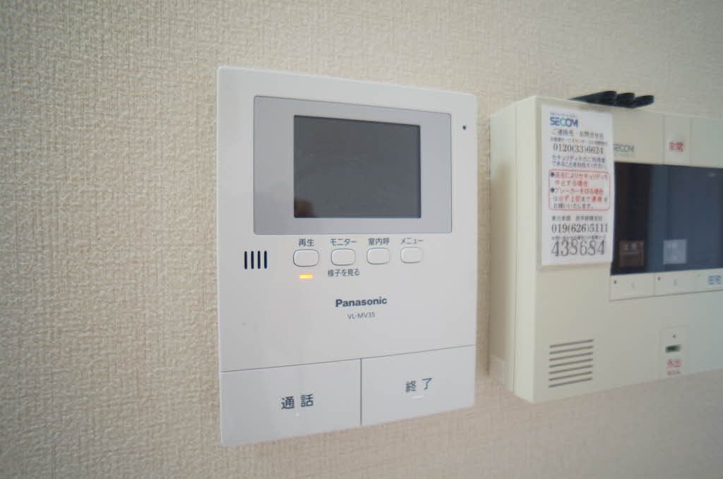 セキュリティ　モニタ付きドアホン