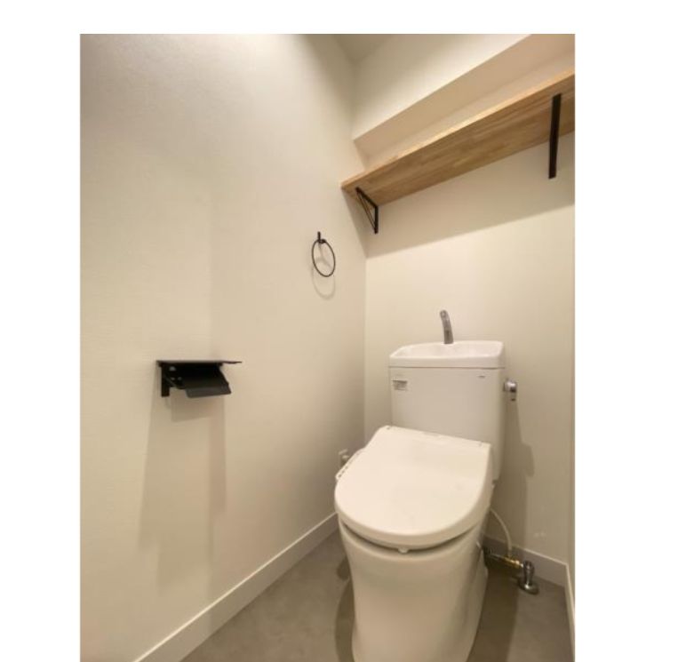 トイレ　ゆったりとした空間のトイレです