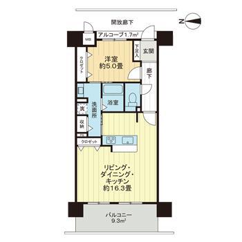 アルファライフ岡大医学部前2の間取り写真