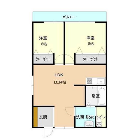 コンチネンタル新根塚の間取り写真