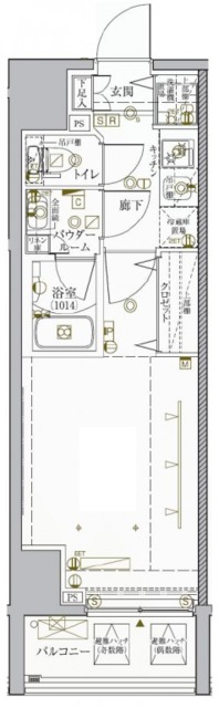 クレイシア秋葉原EASTの間取り写真