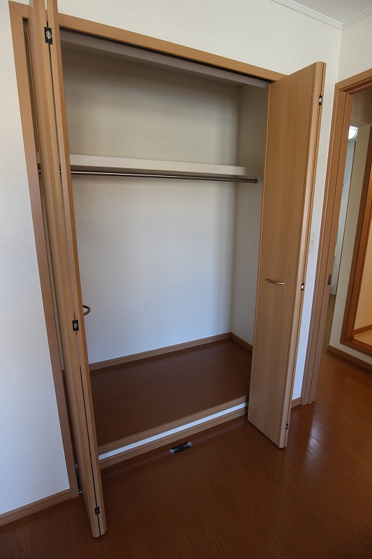 収納　たっぷり収納できるクローゼット。