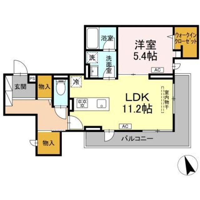 メゾンレクラの間取り写真