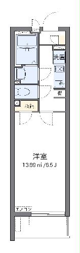 クレイノコンフォールの間取り写真