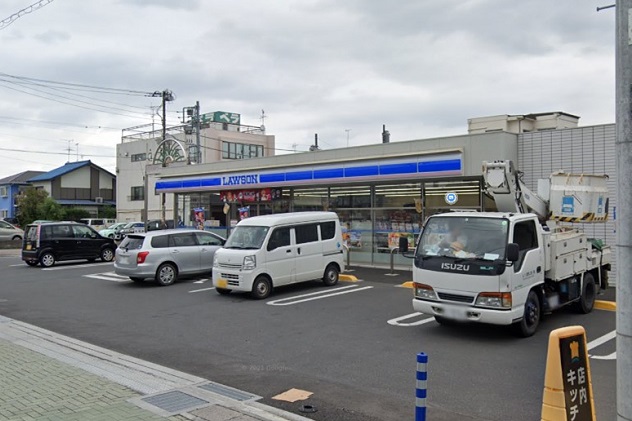 コンビニ　ローソン 越谷蒲生寿町店（コンビニ）まで858m